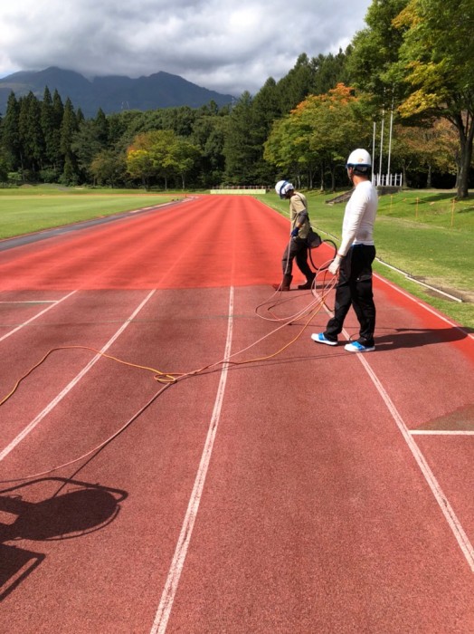 トップコート塗装　下吹き